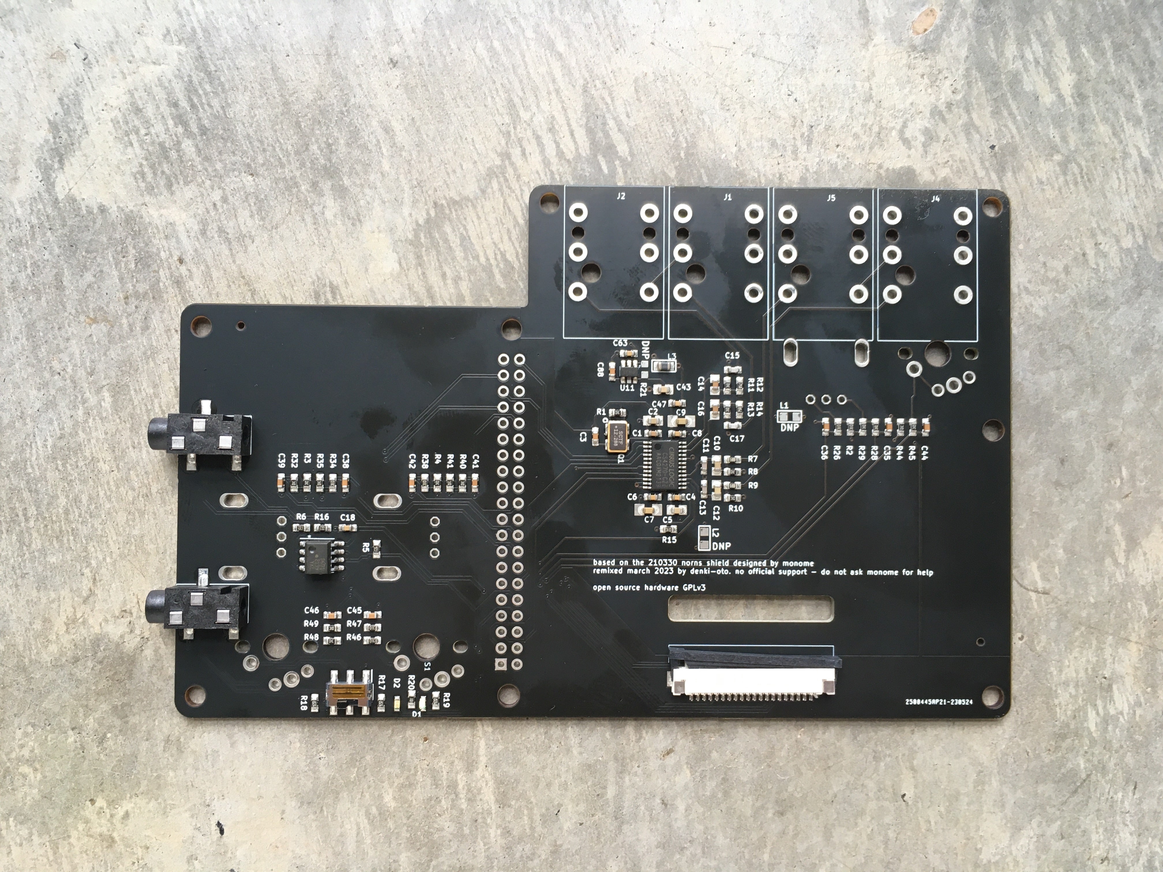 shieldXL - DIY norns synthesizer kit – denki oto shop